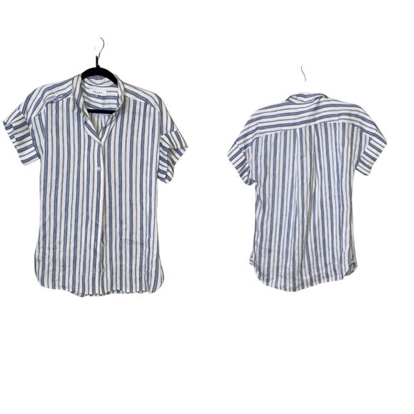 Frame Button-Down Top - Picture 3 of 8